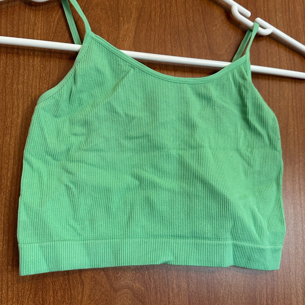 Wild Fable Mint Ribbed Top